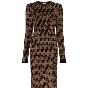 Fendi FF monogram knit dress size 40